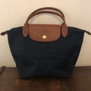 Longchamp mini tote classic navy